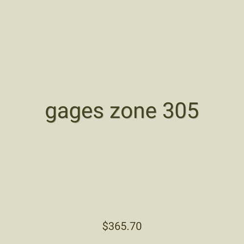 gages zone 305