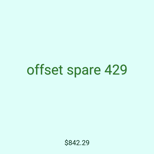 offset spare 429