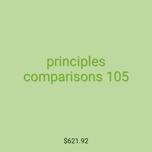 principles comparisons 105