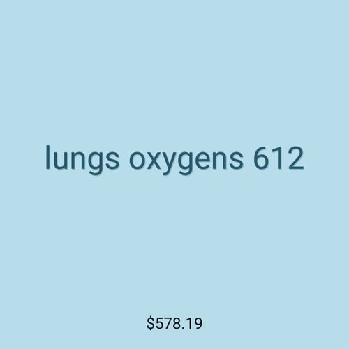 lungs oxygens 612