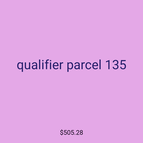 qualifier parcel 135