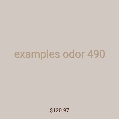 examples odor 490