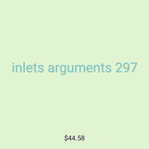 inlets arguments 297