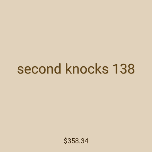 second knocks 138