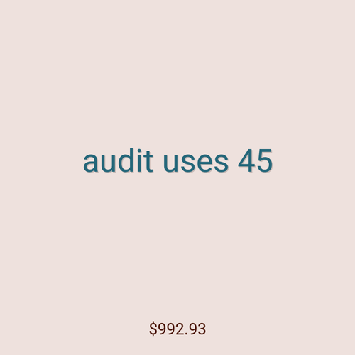 audit uses 45