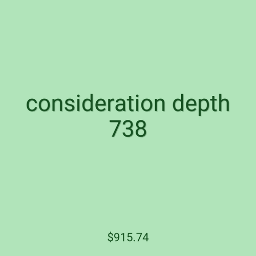 consideration depth 738