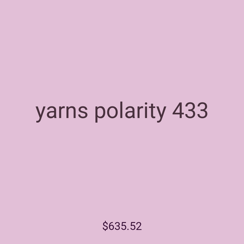 yarns polarity 433