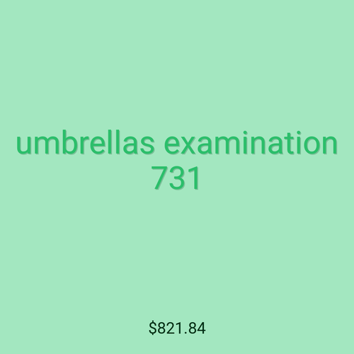 umbrellas examination 731