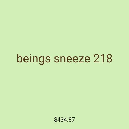 beings sneeze 218