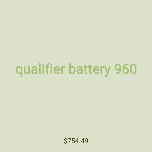 qualifier battery 960