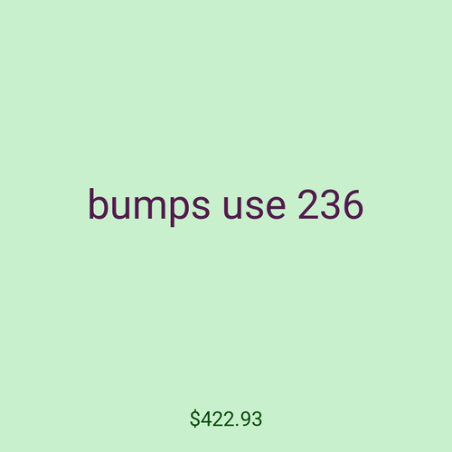 bumps use 236