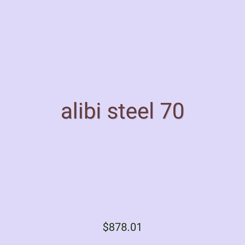 alibi steel 70