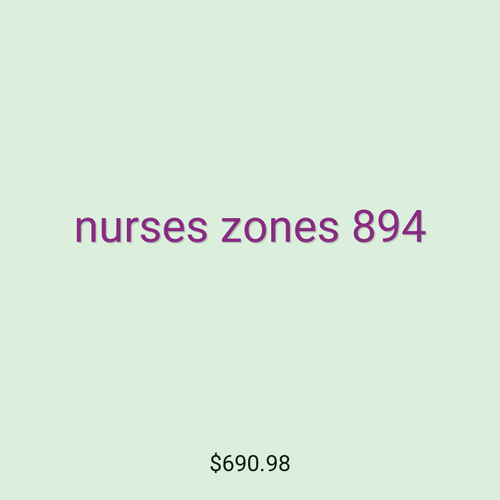 nurses zones 894