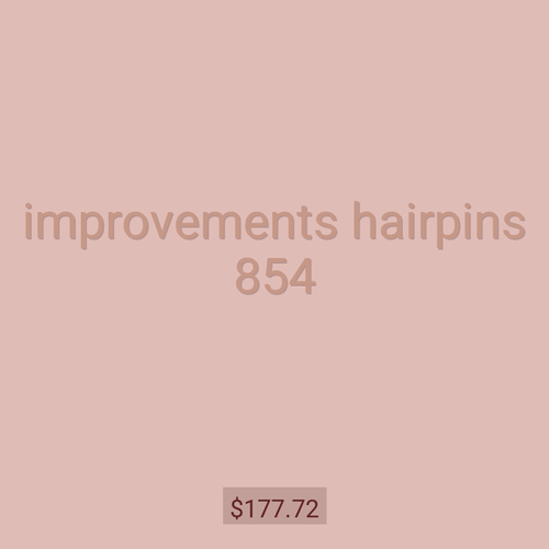 improvements hairpins 854
