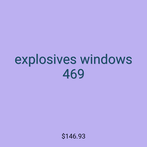 explosives windows 469