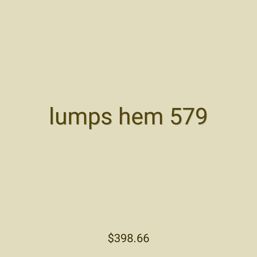 lumps hem 579