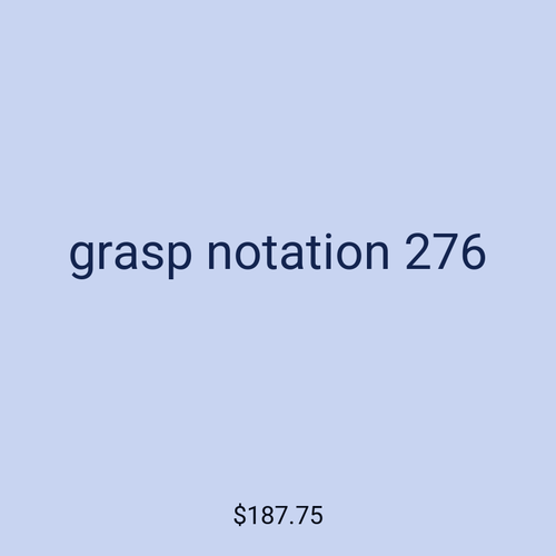 grasp notation 276