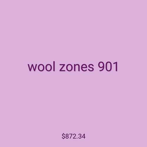 wool zones 901
