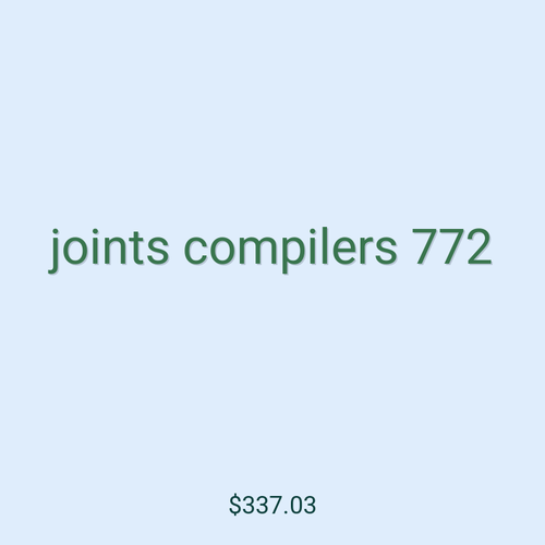 joints compilers 772