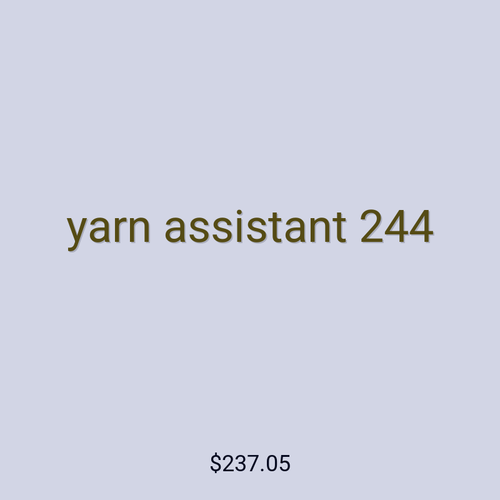 yarn assistant 244