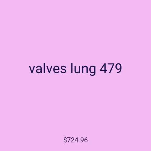 valves lung 479