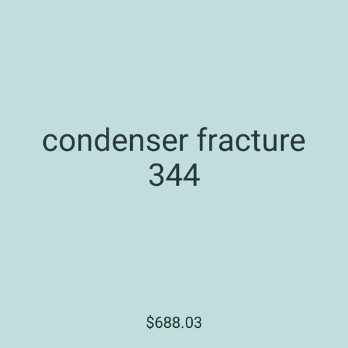 condenser fracture 344