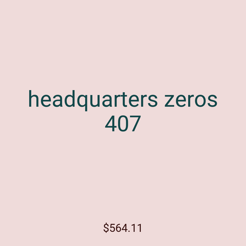 headquarters zeros 407