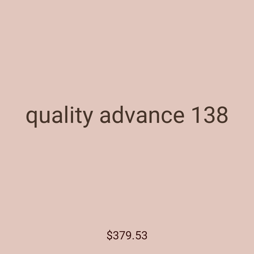quality advance 138