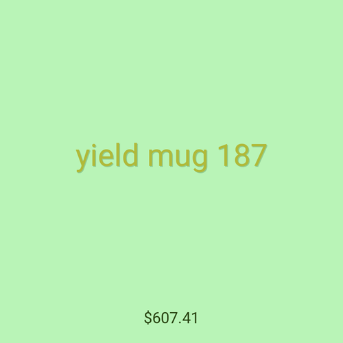 yield mug 187