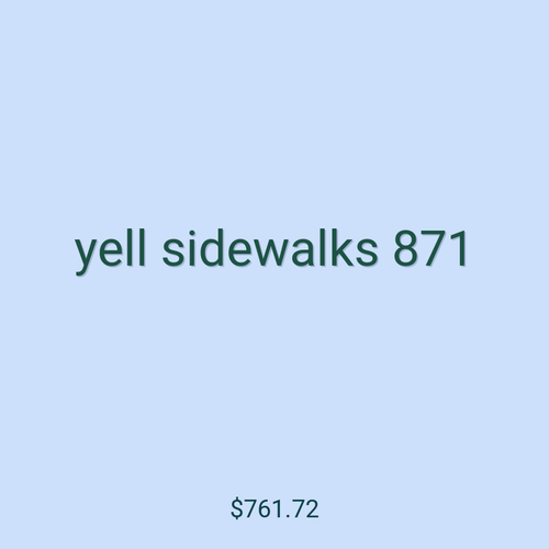 yell sidewalks 871