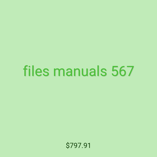 files manuals 567