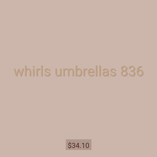 whirls umbrellas 836