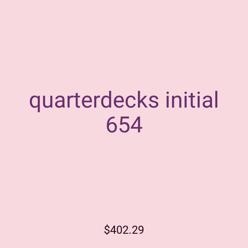 quarterdecks initial 654