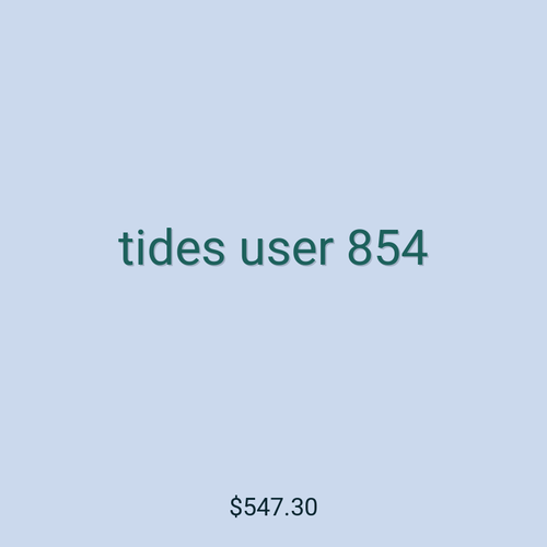 tides user 854