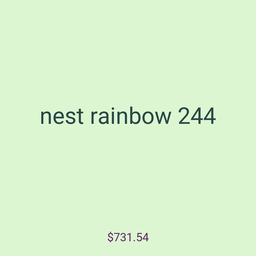 nest rainbow 244
