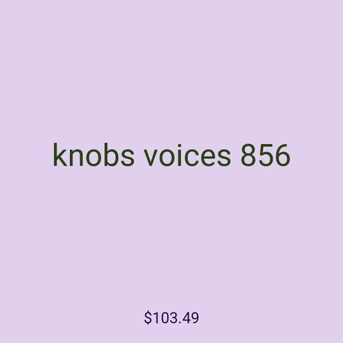 knobs voices 856
