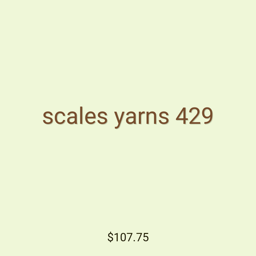 scales yarns 429