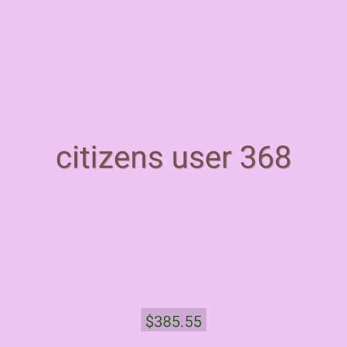 citizens user 368