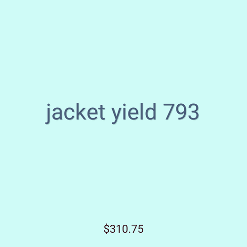 jacket yield 793