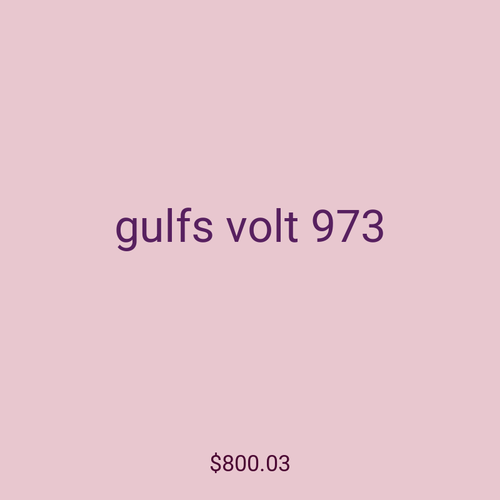 gulfs volt 973
