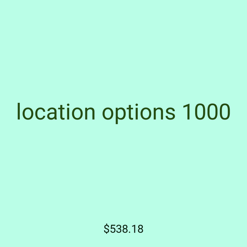 location options 1000