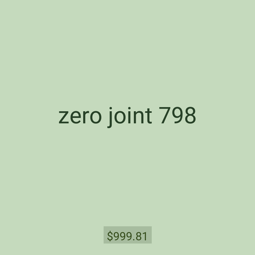 zero joint 798
