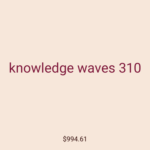 knowledge waves 310