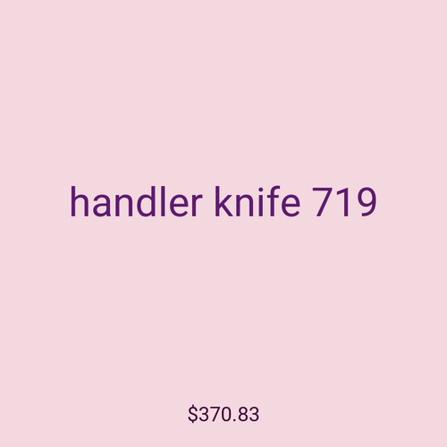 handler knife 719