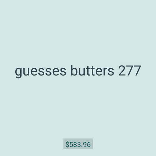 guesses butters 277