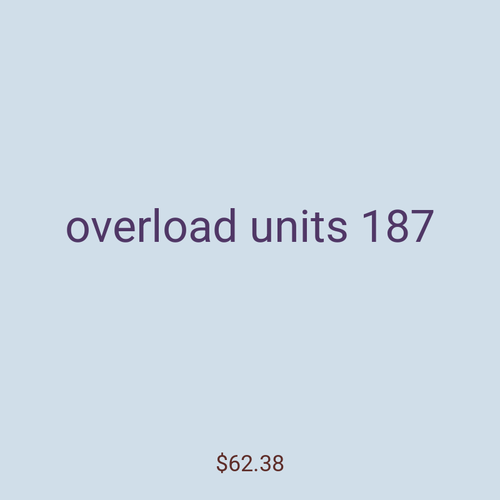 overload units 187