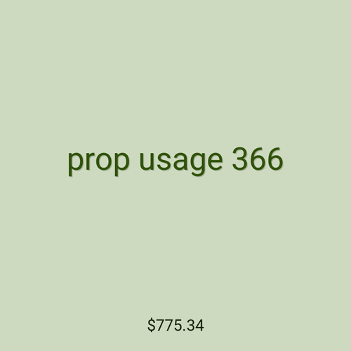 prop usage 366