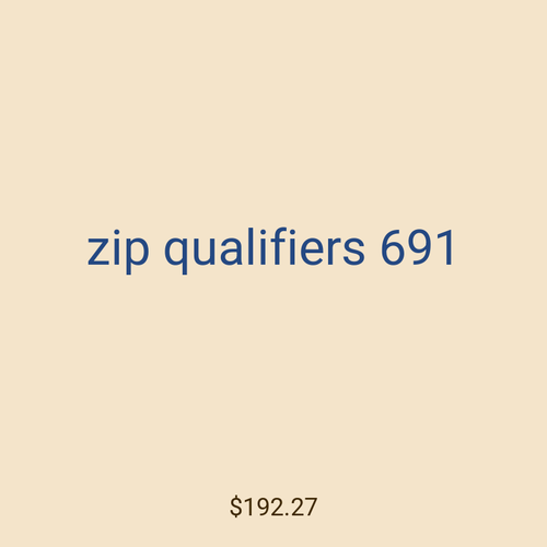 zip qualifiers 691