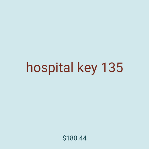 hospital key 135