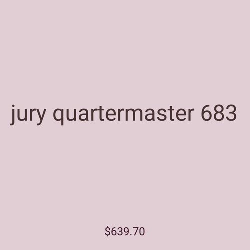 jury quartermaster 683